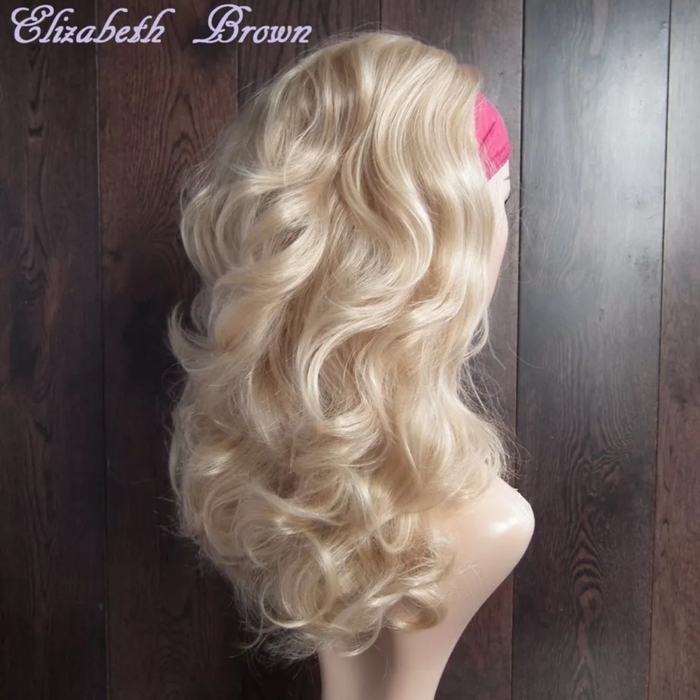 Blonde Wig/Hairpiece/Extension wavy blonde NWOT
